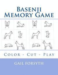 bokomslag Basenji Memory Game: Color - Cut - Play