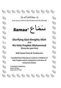bokomslag SAMAA' &quot;Glorifying God Almighty Allah And His Holy Prophet Muhammad (Peace be upon him) With Sweet Voice & Tambourine&quot;
