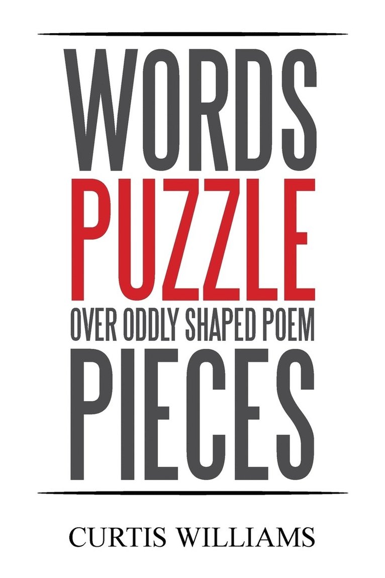 Words Puzzle over Oddly Shaped Poem Pieces 1