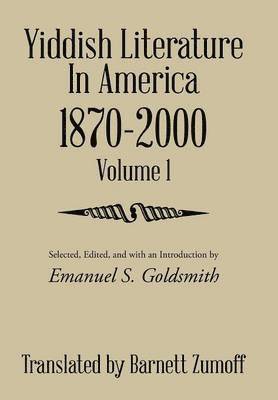 Yiddish Literature in America 1870-2000 1