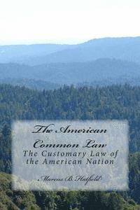 bokomslag The American Common Law: The Customary Law of the American Nation