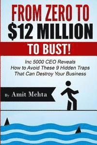 Amit Mehta - From Zero to $12 Million to Bust!: Inc 5000 CEO Reveals How to Avoid These 9 Hidden Traps that can Destroy Your Business, Häftad