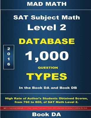 SAT Math Level 2 Database Book DA 1