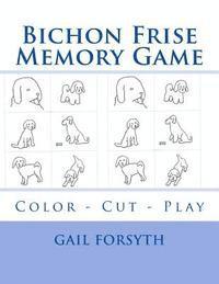 Bichon Frise Memory Game: Color - Cut - Play 1