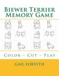 Biewer Terrier Memory Game: Color - Cut - Play 1