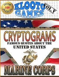 bokomslag KLOOTO Games CRYPTOGRAMS Vol. V: Marine Corps Edition