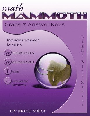 Math Mammoth Grade 7 Answer Keys 1