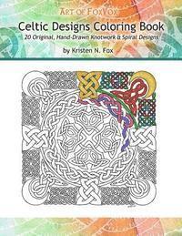 bokomslag Celtic Designs Coloring Book: 20 Original, Hand-Drawn Knotwork & Spiral Designs