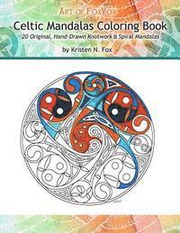 bokomslag Celtic Mandalas Coloring Book: 20 Original, Hand-Drawn Celtic Mandalas