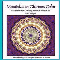 bokomslag Mandalas in Glorious Color Book 16: Mandalas for Crafting and Art
