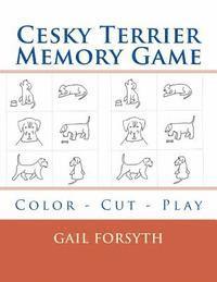 bokomslag Cesky Terrier Memory Game: Color - Cut - Play