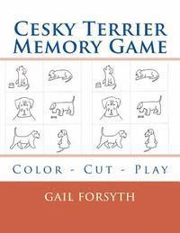 bokomslag Cesky Terrier Memory Game: Color - Cut - Play