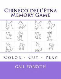 Cirneco dell'Etna Memory Game: Color - Cut - Play 1