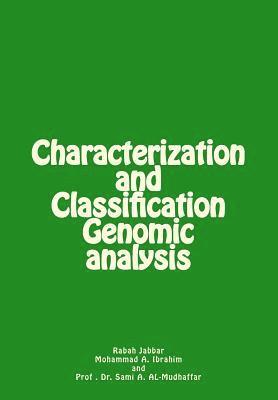 Characterization and Classification Genomic analysis 1