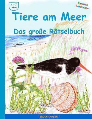 bokomslag Tiere am Meer - Das große Rätselbuch: Farbausgabe