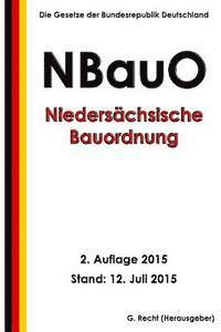 bokomslag Niedersächsische Bauordnung (NBauO), 2. Auflage 2015