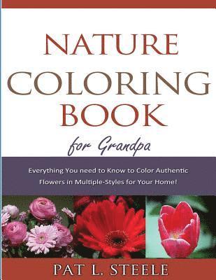 Nature Coloring Book For Grandpa 1