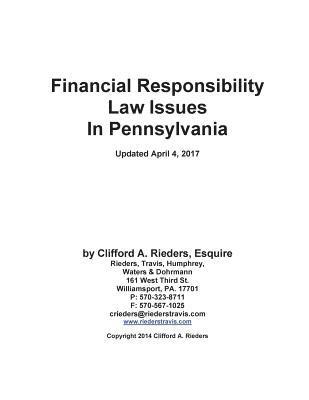 Financial Responsibility Law Issues In Pennsylvania 1