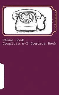 bokomslag Phone Book - Complete A-Z Contact Book
