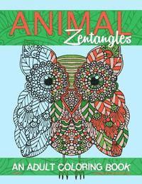 bokomslag Animal Zentangles: An Adult Coloring Book