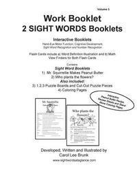 bokomslag Work Booklet 2 SIGHT WORDS Booklets Mr. Squirrellie Makes Peanut Butter and Who Plants the Flowers?: Work Booklet 2 Sight Words Booklets Mr. Squirrell