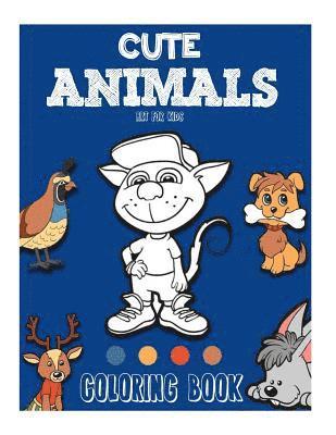 bokomslag Cute Animals Coloring Book: vol. 1