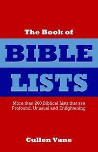 bokomslag The Book of Bible Lists