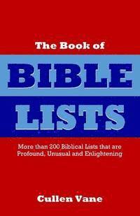 The Book of Bible Lists 1