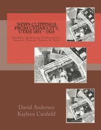 Kaylene Canfield, David Andersen - News Clippings from Cedar City, Utah 1851 - 1924: Includes Hamilton, Kanarraville, Summit, Enoch, Sarah & Nada, Häftad