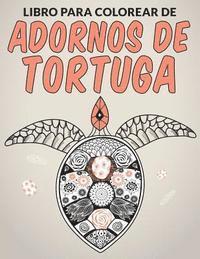 bokomslag Libro para colorear de adornos de tortuga