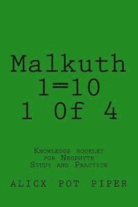 bokomslag Malkuth 1=10 1 0f 4: Knowledge booklet