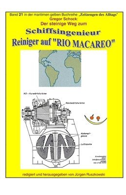 bokomslag Reiniger auf RIO MACAREO - Der steinige Weg zum Schiffsingenieur: Band 21 in der maritimen gelben Buchreihe bei Juergen Ruszkowski