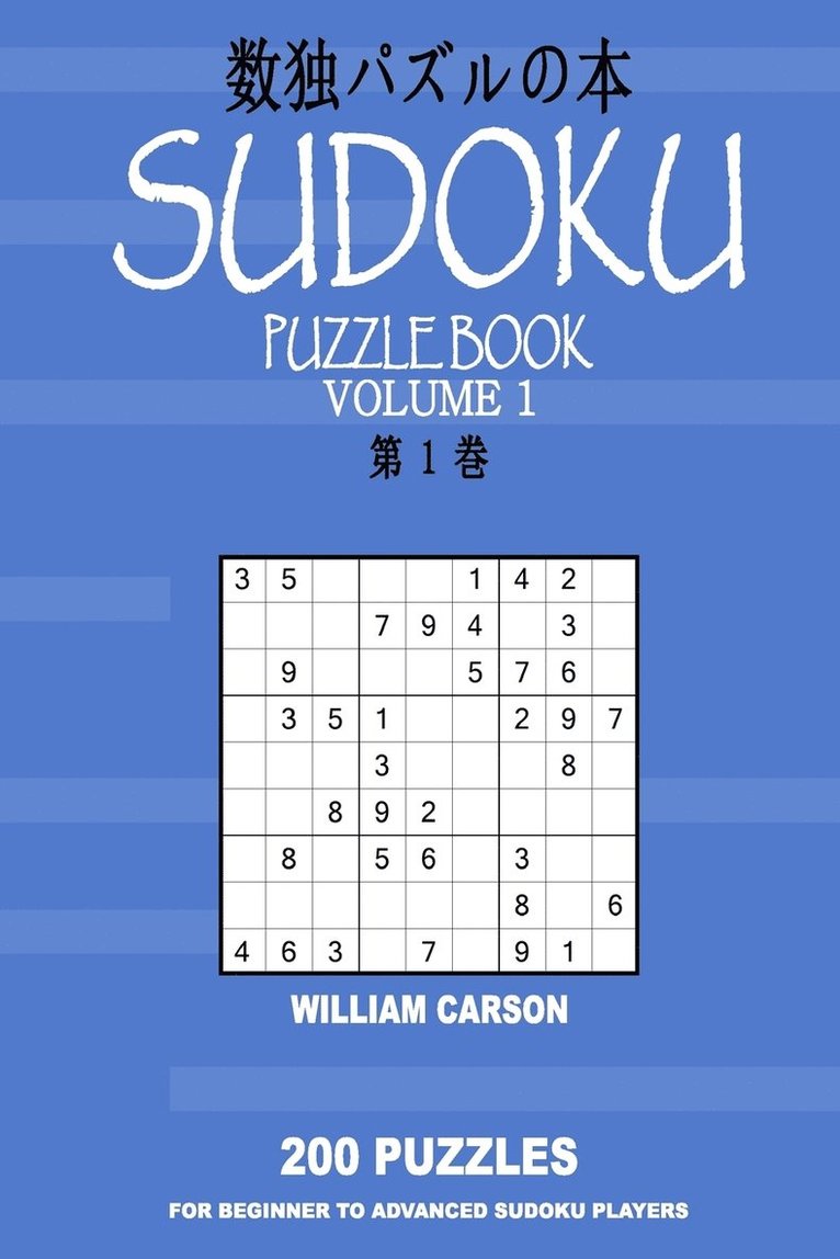 William Carson - Sudoku Puzzle Book, Häftad