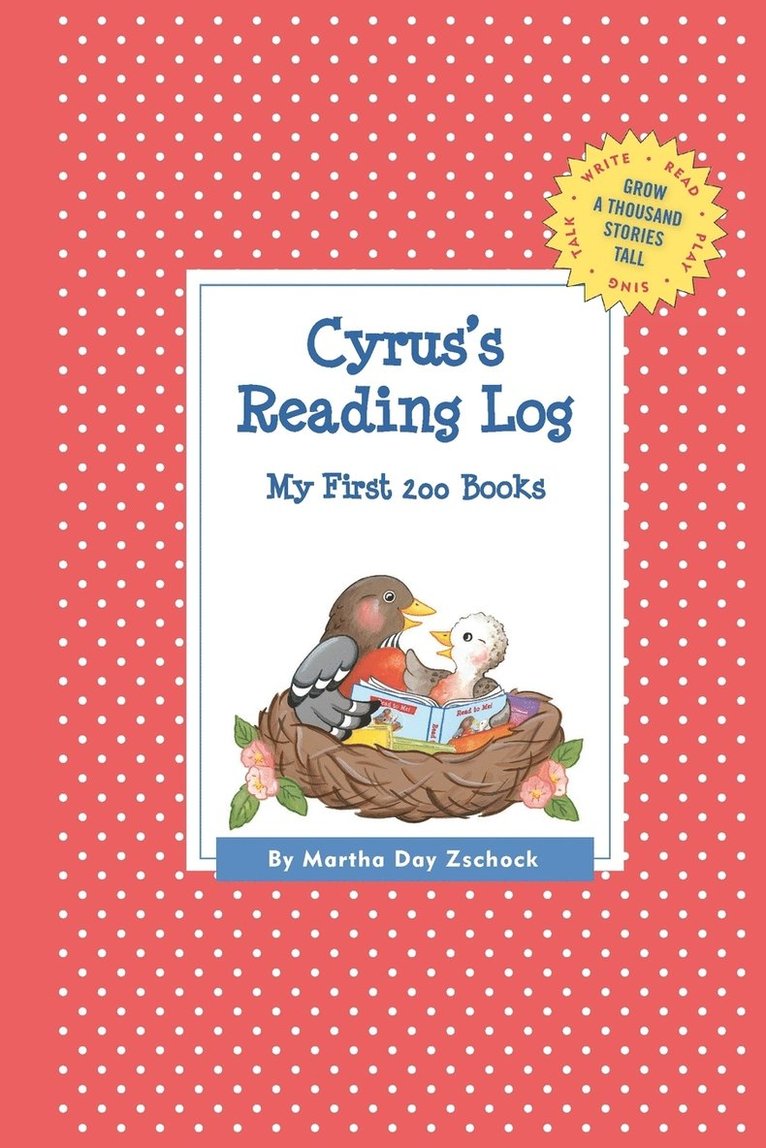 Cyrus's Reading Log 1