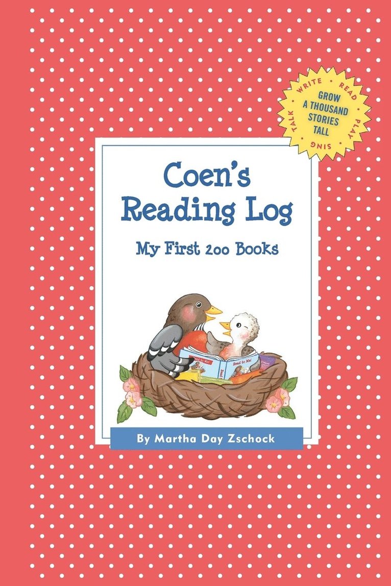 Coen's Reading Log 1
