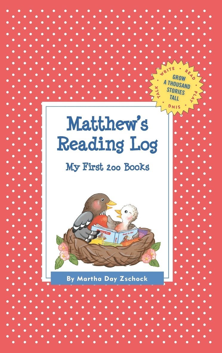 Matthew's Reading Log 1