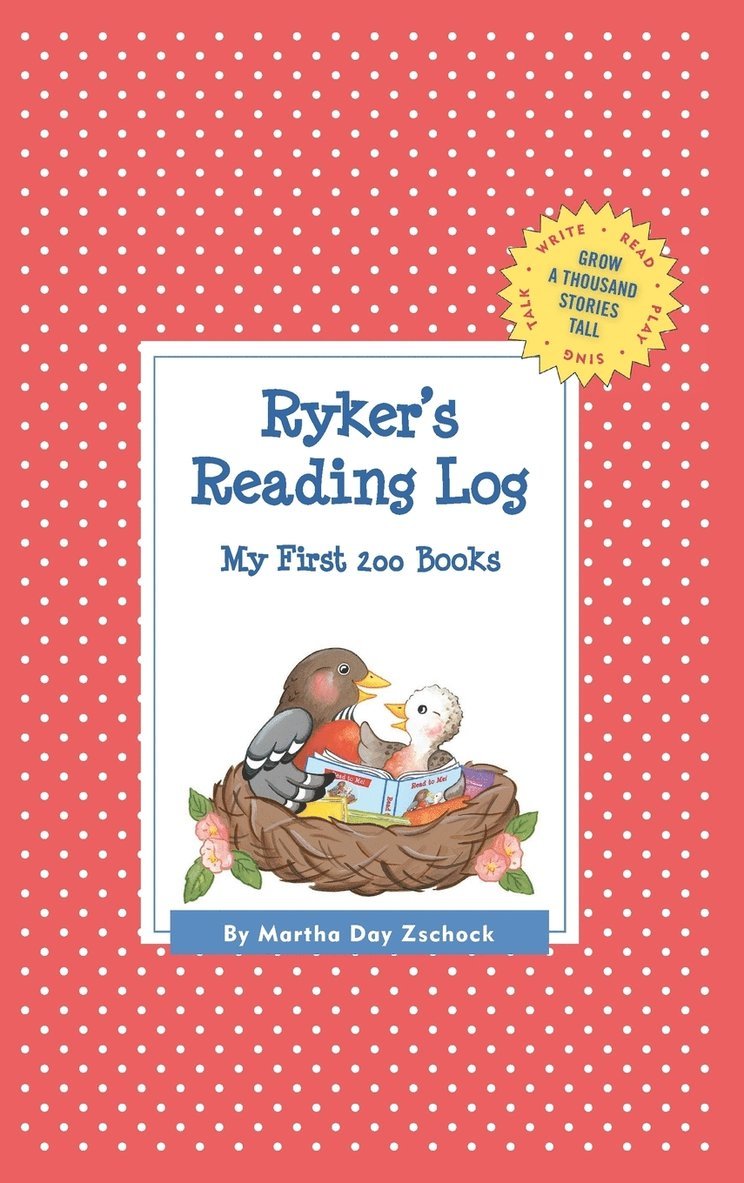 Ryker's Reading Log 1