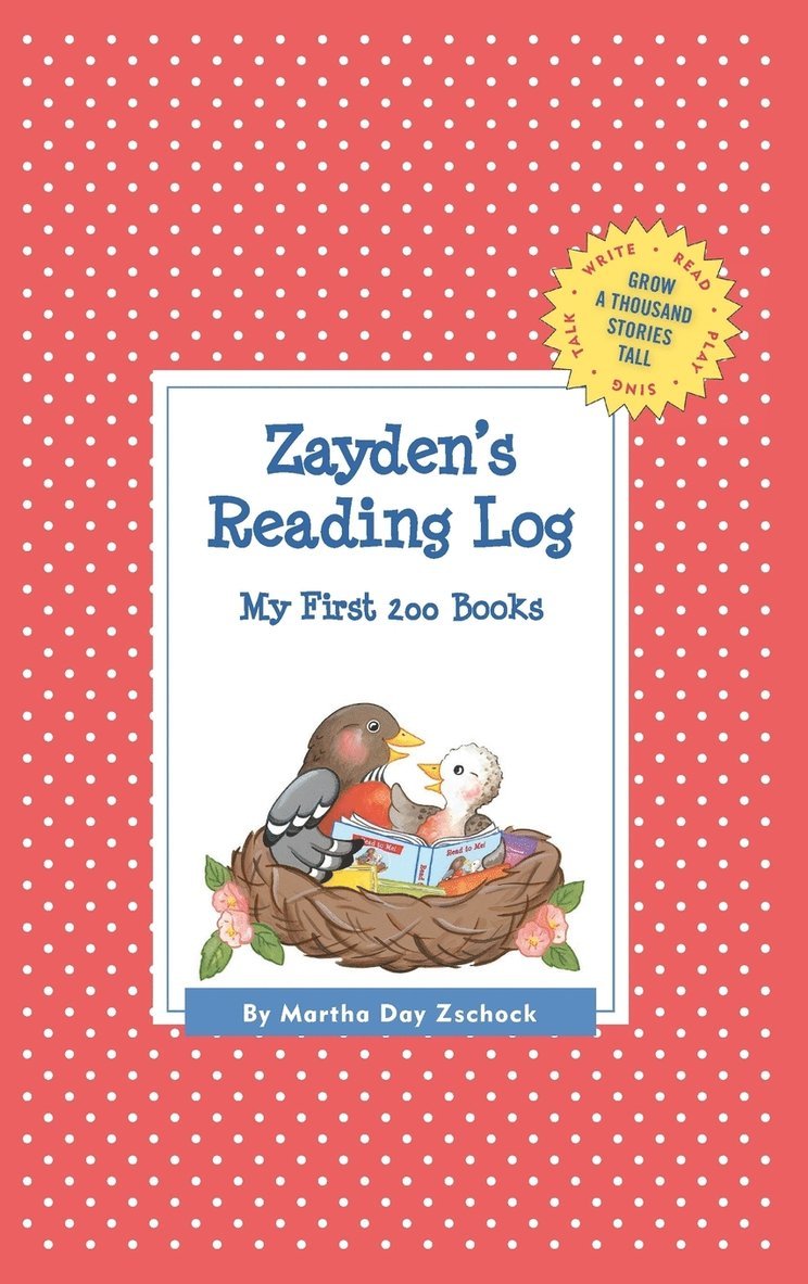 Zayden's Reading Log 1