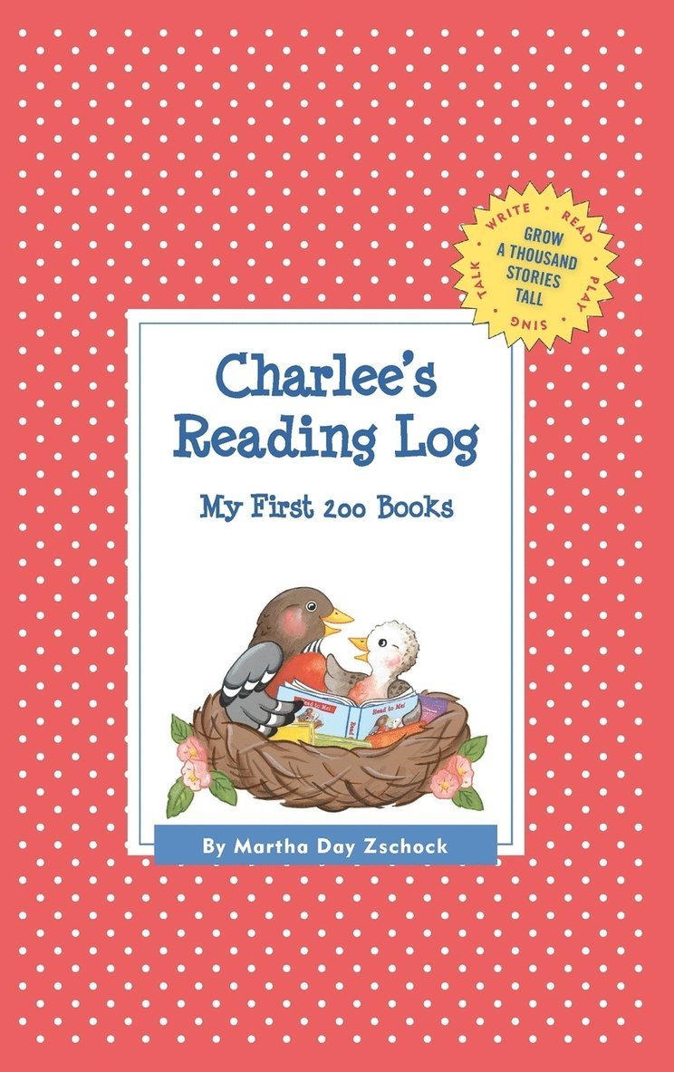 Charlee's Reading Log 1