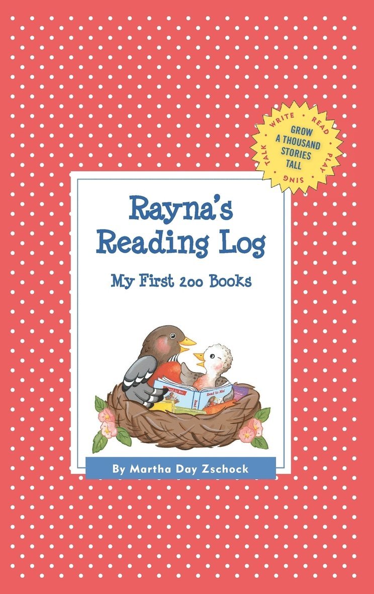 Rayna's Reading Log 1