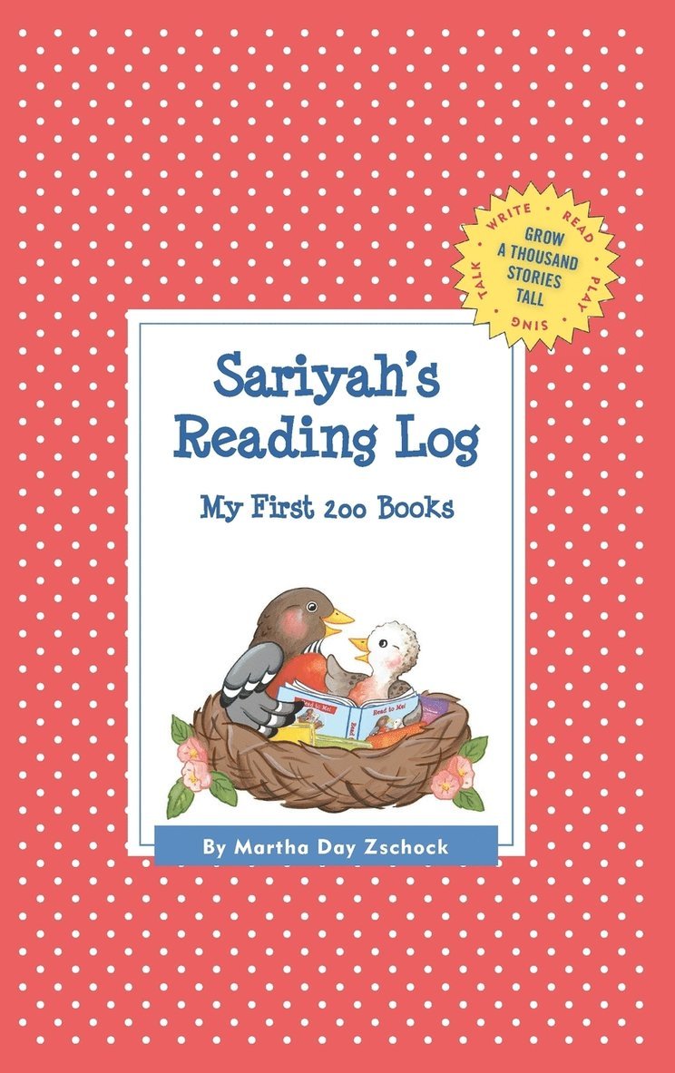 Sariyah's Reading Log 1