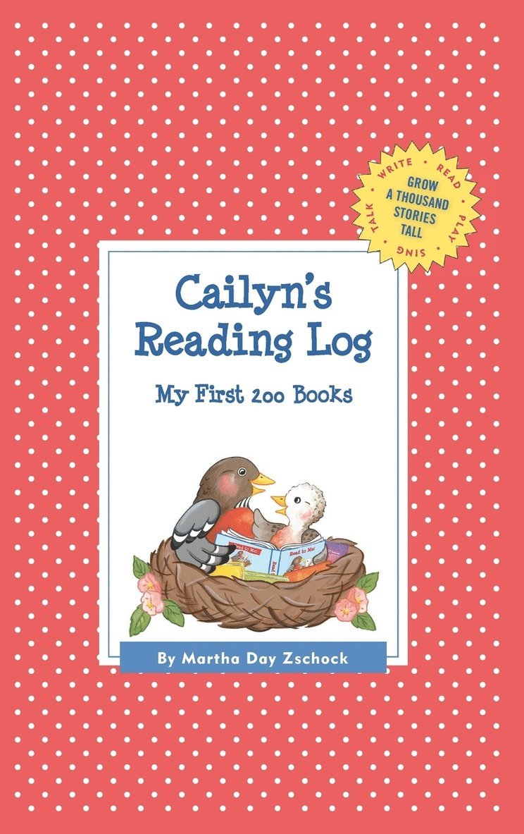 Cailyn's Reading Log 1