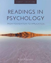bokomslag Readings in Psychology