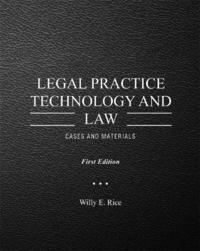 bokomslag Legal Practice Technology and Law