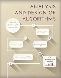 bokomslag Analysis and Design of Algorithms