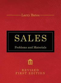 bokomslag Sales: Problems and Materials