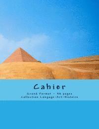 bokomslag Cahier - Grand Format - 48 pages - Collection Langage-Art-Histoire: Design Original 1