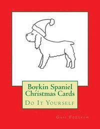 Boykin Spaniel Christmas Cards: Do It Yourself 1