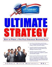 bokomslag Ultimate Strategy: How to Write a One Page Strategic Business Plan