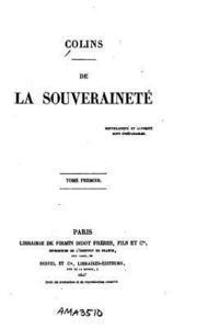 bokomslag De la souveraineté - Tome Premier